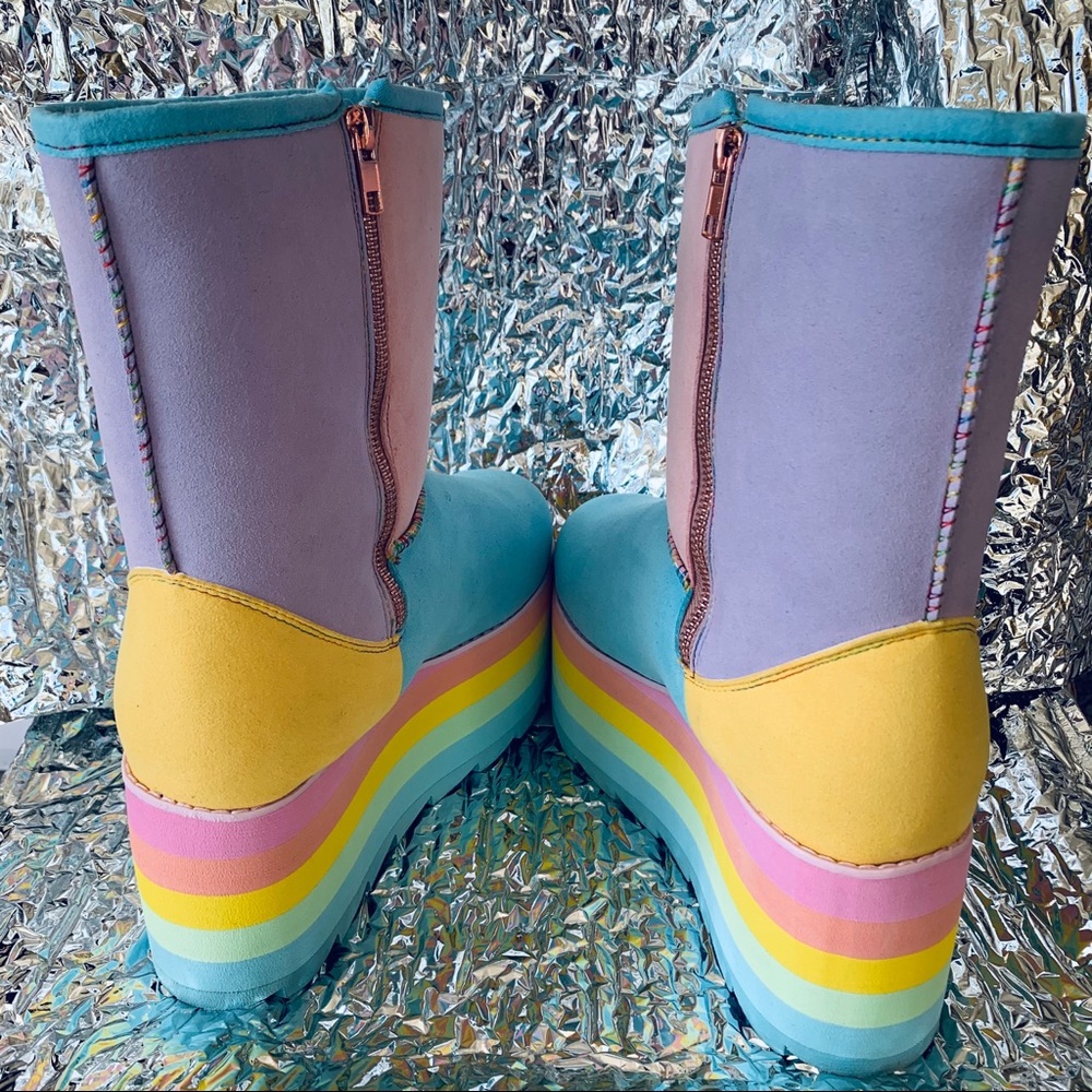 New YRU Qozii 🍭Platform Uggi Boots - Picture 5 of 8